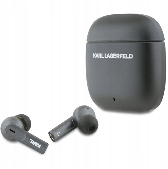 Picture of Bezprzewodowe suchawki dokanaowe Karl Lagerfeld Metal Printed Logo TWS ANC/ENC Bluetooth 5.4 (czarne)