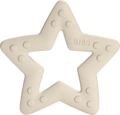 Picture of Bibs Gryzak Baby Bitie Star Ivory 3m+ Bibs