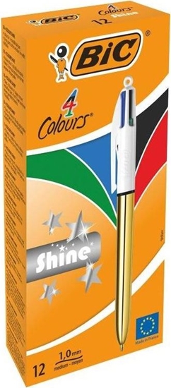 Picture of Bic Dugopis 4 colours Shine gold BIC (12szt)