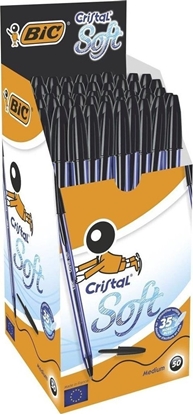 Picture of Bic Dugopis Cristal Soft czarny (50szt) BIC
