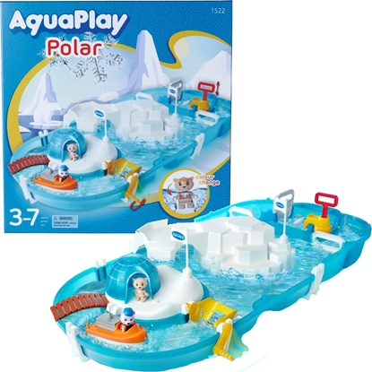 Attēls no Big Aquaplay zestaw Tor wodny Polar + figurki
