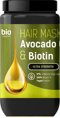 Attēls no BIO NATURELL_Hair Mask Ultra Strenght maska do wosów Avocado & Biotin 946ml