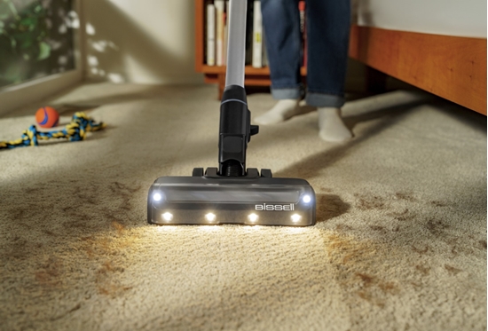 Picture of Bissell Stick Vacuum | PowerClean FurFinder Pro | Cordless operating | 200 W | 25.2 V | Operating time (max) 40 min | Black/Titanium/Lake Blue | Warranty 60 month(s) | Battery warranty 24 month(s)