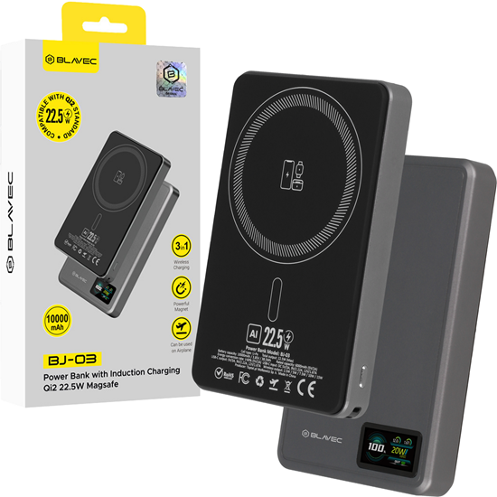 Picture of Blavec Power Bank 10000mAh BJ-03 Slim 13,5mm - Typ