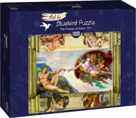 Picture of Bluebird Puzzle Puzzle 1000 Stworzenie Adama, Micha Anio