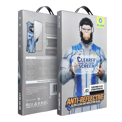 Picture of BlueO 5D Mr. Monkey Glass Strong Premium AR aizsar