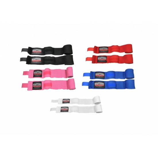 Picture of Boksa pārsēji Masters boxing bandage wraps - BBE-4 1304-02 - czarny