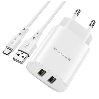 Attēls no Borofone BN2 tālruņa lādētājs USB | 5V | 2.1A | 10