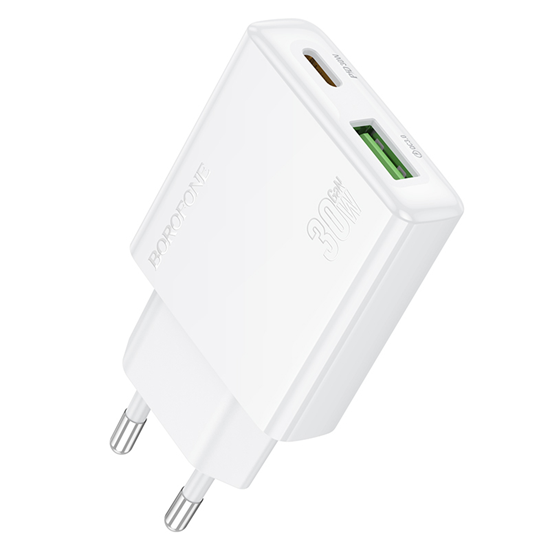 Изображение Borofone Wall charger BN25 Wish (Ultra Thin) - USB
