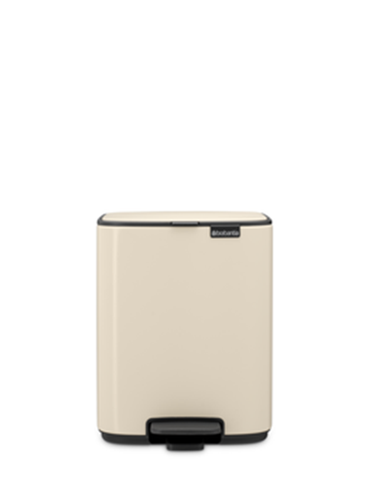 Picture of BRABANTIA atkritumu tvertne ar pedāli, 7L, Soft Beige