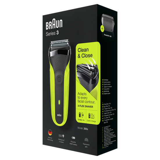 Picture of Braun Series 3- 300s black/green