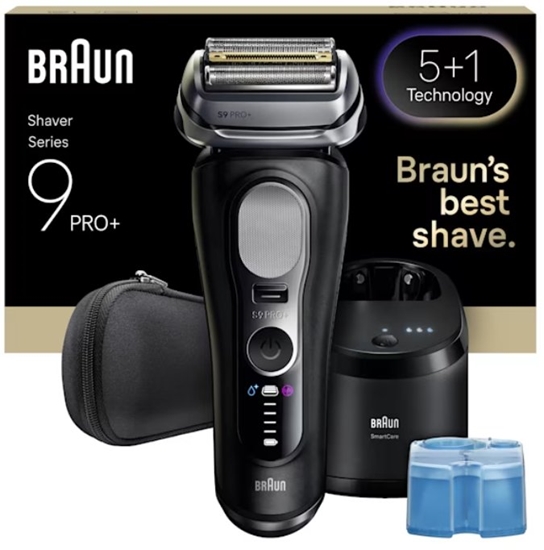 Picture of Braun Series 9 PRO+ 9660CC Wet&Dry -Pro SensoAdapt parranajokone SmartCare-asemalla, Musta