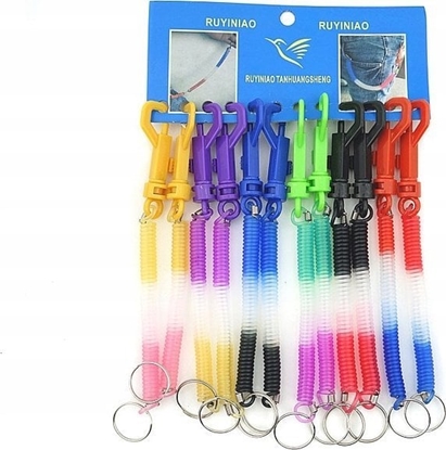 Изображение Breloczek Adar Brelok sprynka p12, mix cena za 1szt  blister 531413