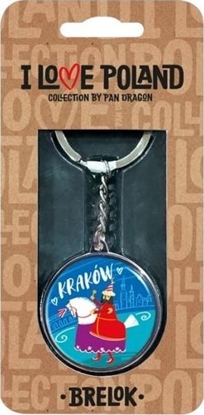 Attēls no Breloczek Pan Dragon Brelok I love Poland Kraków ILP-BRE-A-KRA-08