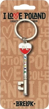 Attēls no Breloczek Pan Dragon Brelok I love Poland Polska ILP-BRE-A-PL-04