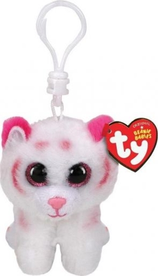 Picture of Breloczek TY Beanie Boos Tabor - Róowo-biay Tygrys brelok