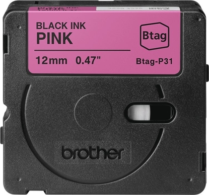 Picture of Brother BTAG-P31 | Black on Pink | Btag