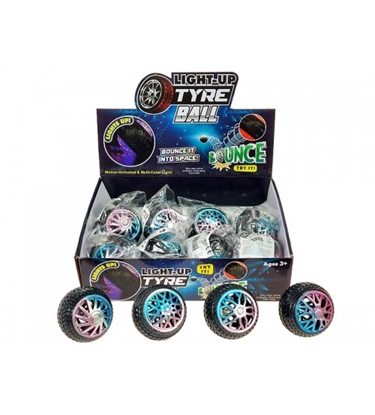 Изображение Bumbiņa ar gaismu Tire Ball 6,5 cm 616905