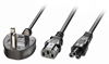 Picture of CABLE POWER UK 3 PIN TO C13&C5/2.5M 30374 LINDY