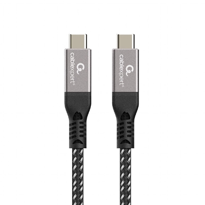 Picture of Cablexpert CCBP-USB4-CMCM240-1.5M Premium USB 4 Type-C charging and data cable, 40 Gbps, 240 W, 1.5 m |