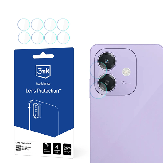 Picture of Camera Lens Glass 3mk Lens Protection for Oppo A3 