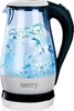 Picture of Camry | CR 1251 | Standard kettle | 2000 W | 1.7 L | Glass | 360° rotational base | Glass/Black