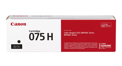 Attēls no Canon Toner Cartridge 075 H BK schwarz