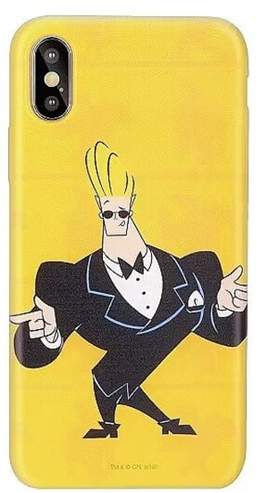 Изображение Cartoon Network Johnny Bravo Silicone Case for Apple iPhone 5 / 5S / SE Smoking