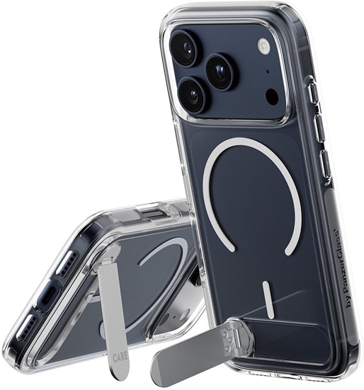 Изображение Case CARE by PanzerGlass Feature w. Kickstand MagSafe for iPhone 17 Pro transparent