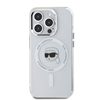 Picture of Case Karl Lagerfeld IML Metal Karl Head MagSafe for iPhone 15 Pro Max white