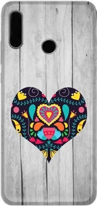 Attēls no CaseGadget ETUI NADRUK CZARNE SERCE LENOVO MOTO P40 PLAY standard