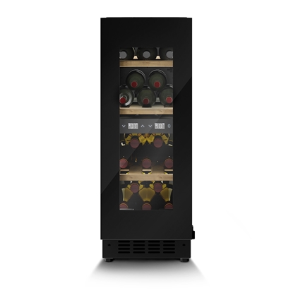 Attēls no Caso Wine cooler | WineDeluxe WDU 18 | Energy efficiency class F | Built-in | Bottles capacity 18 | Black