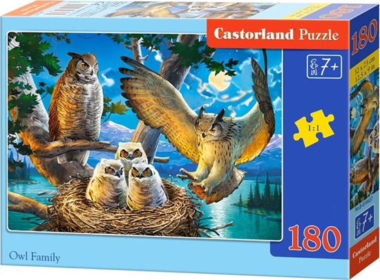Picture of Castorland Puzzle 180 Owl Family CASTOR