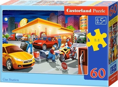 Picture of Castorland Puzzle 60 Gas Station CASTOR