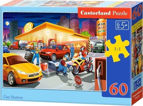 Picture of Castorland Puzzle 60 Gas Station CASTOR