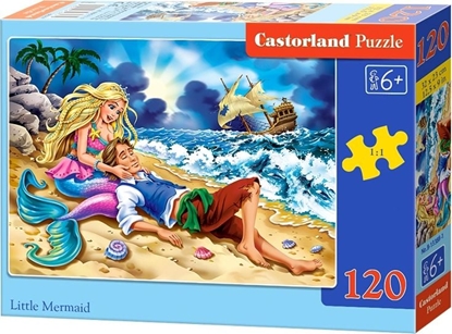 Изображение Castorland Puzzle Little Mermaid 120 elementów (261562)