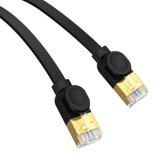Picture of CAT7 Ethernet Flat Cable 2m Black