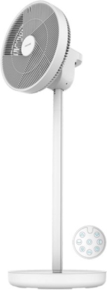 Picture of Cecotec EnergySilence 2600 Sunflower Portable Battery-powered fan | Stand Fan | Diameter 33 cm | Number of speeds 12 | Oscillation | 22 W | Remote control