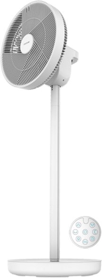Picture of Cecotec EnergySilence 2600 Sunflower Portable Battery-powered fan | Stand Fan | Diameter 33 cm | Number of speeds 12 | Oscillation | 22 W | Remote control