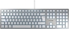 Изображение Cherry KC 6000 SLIM FOR MAC tastatūra Birojs USB QWERTZ Vācu Sudrabs