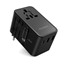 Attēls no Choetech Choetech PD5020 35W EU/US/AUS/UK Travel Adapter with Built-in USB-C Cable - Black
