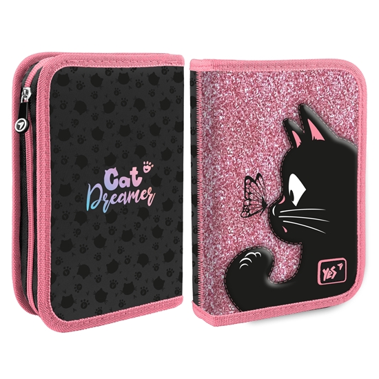 Picture of Cietais penālis ar vienu nodalījumu, bez atlokiem YES HP-02 Cat Dreamer