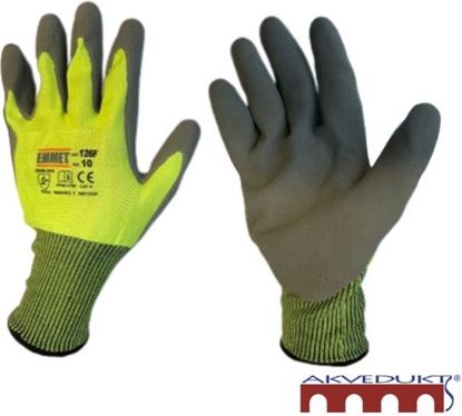 Attēls no Cimdi trikotāžas ar mīkstu lateksa pārkl. 10.izm.