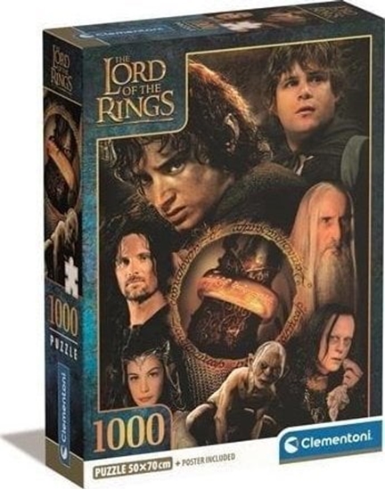 Picture of Clementoni Clementoni Puzzle 1000el Wadca piercieni. The Lord of Rings 39907