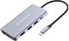 Picture of Conceptronic DONN20G 10-in-1 USB 3.2 Gen 1 Docking Station, HDMI, VGA, USB-A 3.0 x 3, SD, TF/MicroSD, Audio, GbE LAN, 100W USB PD