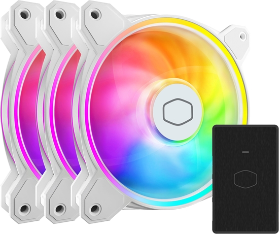 Изображение Cooler Master MasterFan MF120 Halo² white 3in1, Fan, 12 cm, 0 RPM, 2050 RPM, White
