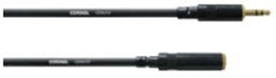 Изображение Cordial CFS3WY 3.5mm Female to 3.5mm Male Extension Cable, 3m, Black