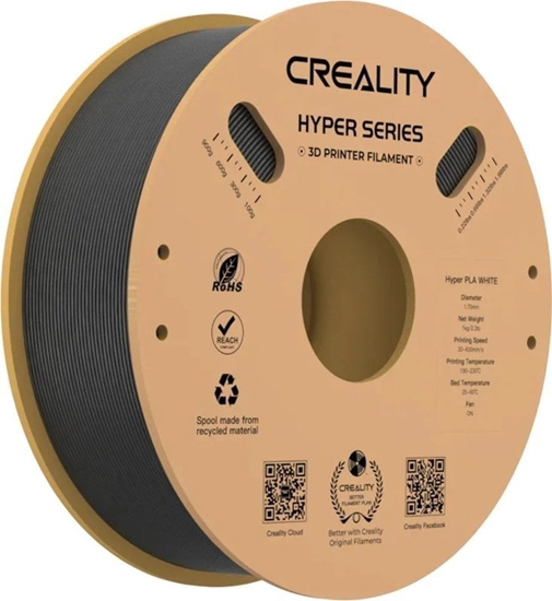 Picture of Creality Filament Hyper PLA 1,75mm 1kg - Black (CRL-24418)