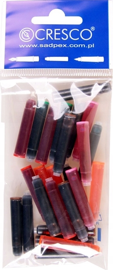 Picture of Cresco Naboje do pióra kolor  mix 25 szt. (080016)