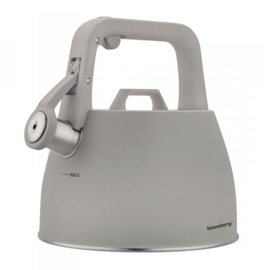 Picture of CZAJNIK STALOWY Z GWIZDKIEM 2,5L KLAUSBERG KB-7916